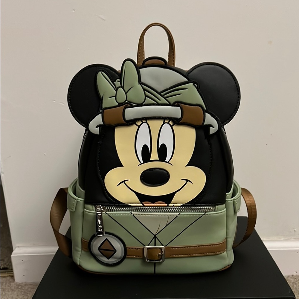 Loungefly Minnie Mouse Safari Backpack